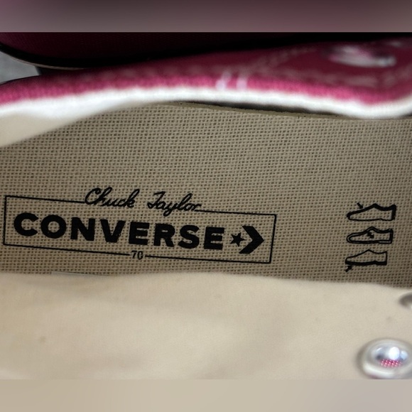 Converse Chuck Taylor 70 High Midnight Hibiscus Pink 172140C Mens 9.5 Women 11.5 - Picture 11 of 12